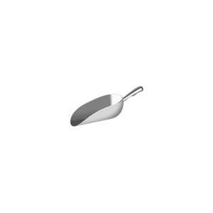 TOMKINS CHEF INOX SCOOP-ALUM ROUND 160X80MM 12OZ/340ML