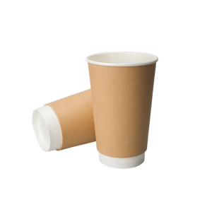 KRAFT  DOUBLE WALL CUP -395ML