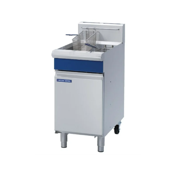 BLUE SEAL SINGLE TANK 2 BASKET PREMIUM FRYER 450MM -GT45