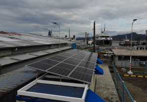 Fiji Ports Solar Installation atop Refurbished Container Office